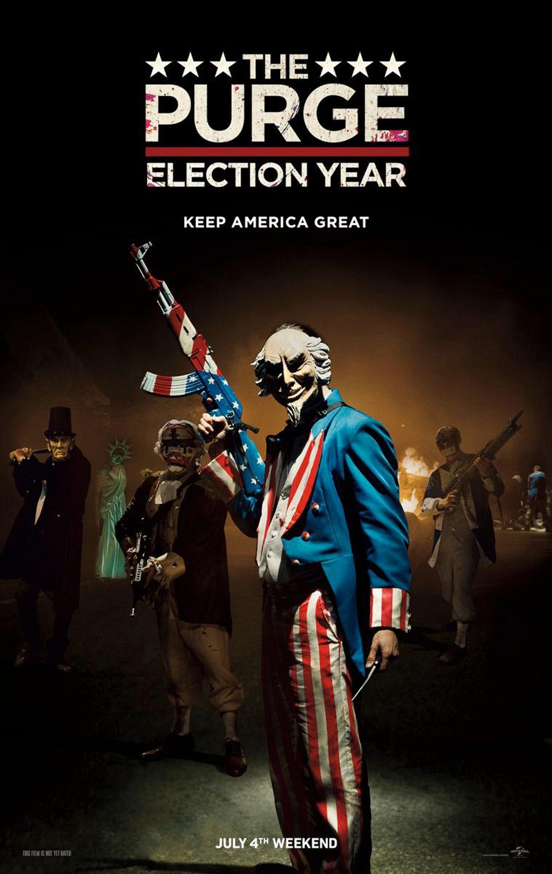 Halloween is realted The Purge: Election Year